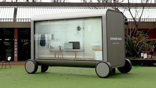 自動運転で走るか　パナソニック「近未来の家」