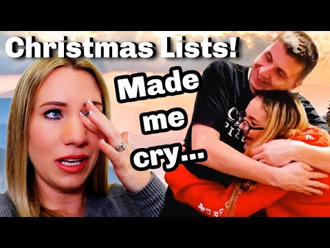 Christmas List Made Me Cry!