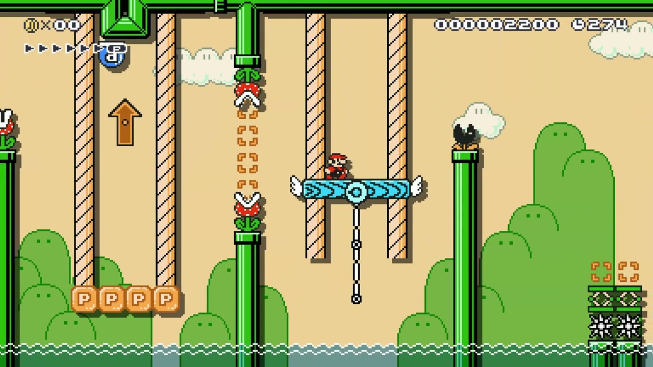 Green Pipes Platforming by AlvaroZSSJ 🍄Super Mario Maker 2 Switch