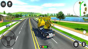 Construct House Walls Using Crane - Drive Simulator 2020 - Android Gameplay