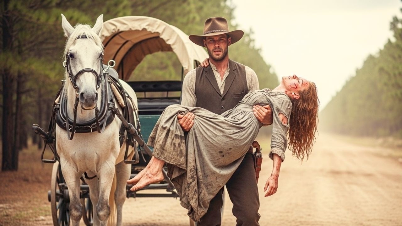 Tiens bon… tu es en sécurité » — un rancher taciturne sauve une femme traquée