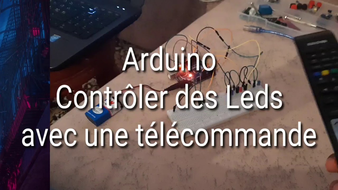 Arduino - Contrôler des LEDS avec une télécommande - YouTube
