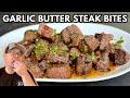 These garlic butter steak bites are a cheat code for cooking steak on the griddle