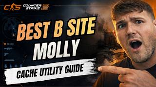 How to Throw the Best B Site Molly on Cache in CS2 (Molly Tutorial 2026)