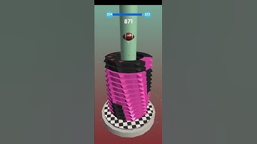 Stack Ball Mobile Gameplay Walkthrough ios, Android All Levels #Shorts