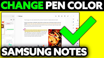 How To Change Pen Color in Samsung Notes (2025) - Step by Step