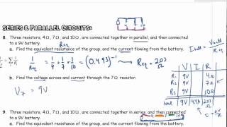 AP Physics Simple Circuits Example Problems