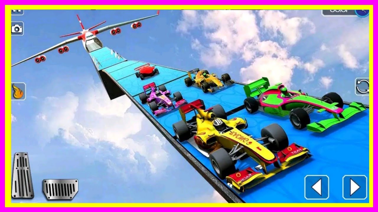 Formula Sports Car Racer Impossible Tracks - impossible Ramp Drive -2020 Android Gameplay👈😳