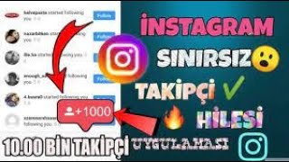 Instagram Takipçi Hilesi 10000 Adet Bedava