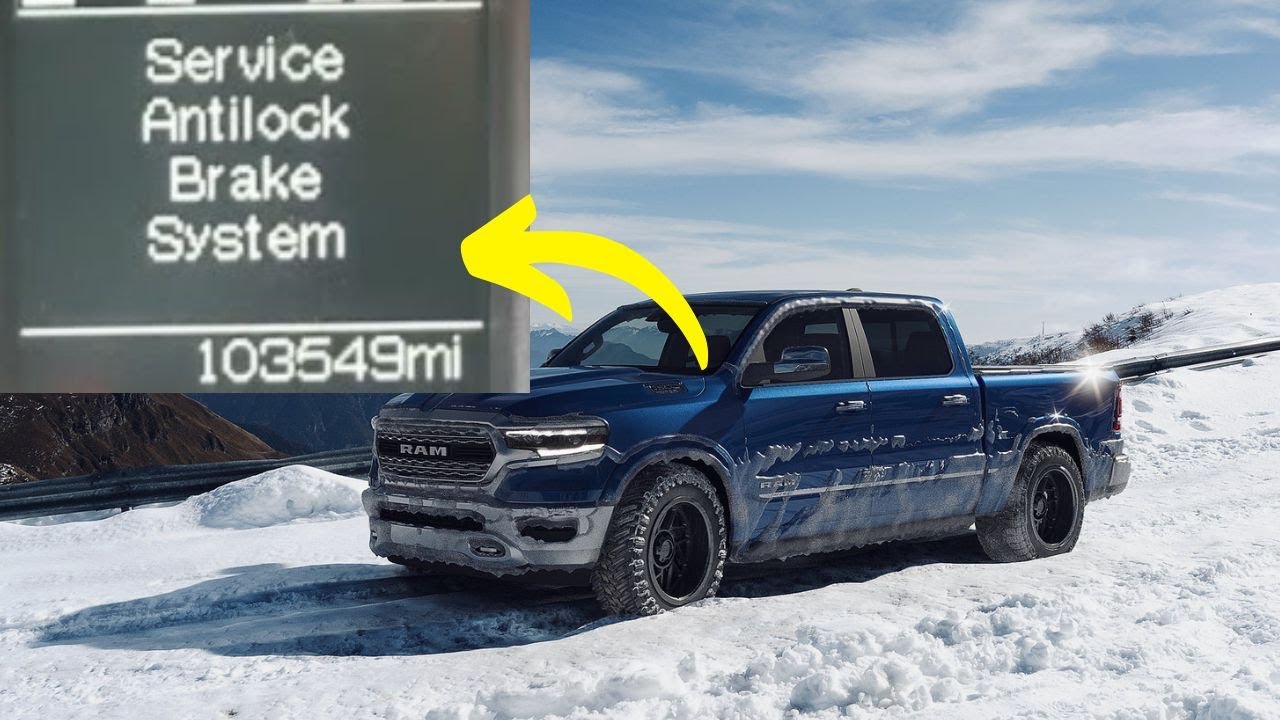 “Service antilock brake system” warning in Ram 1500