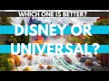 Disney World or Universal Studios in Orlando Florida?