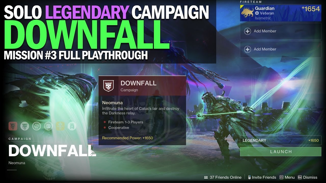 Solo Legendary Lightfall Campaign Mission 3 Downfall Destiny 2 solo-legendary-lightfall-campaign-mission-3-downfall-destiny-2