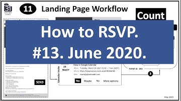 How to RSVP. #13. Create a calendarsnack in 30 seconds.