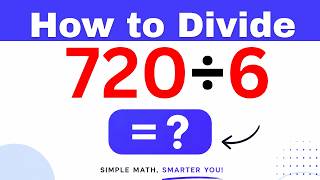 720 6 Divide 720 by 6 - Long division Method
