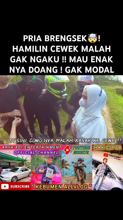 PRIA BRENGSEK🤯! HAMILIN CEWEK MALAH GAK NGAKU !! MAU ENAK NYA DOANG ! GAK MODAL #feedshorts #aryaadi