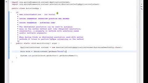 SPRING MVC FRAMEWORK @AUTOWIRED DEMO TAMIL