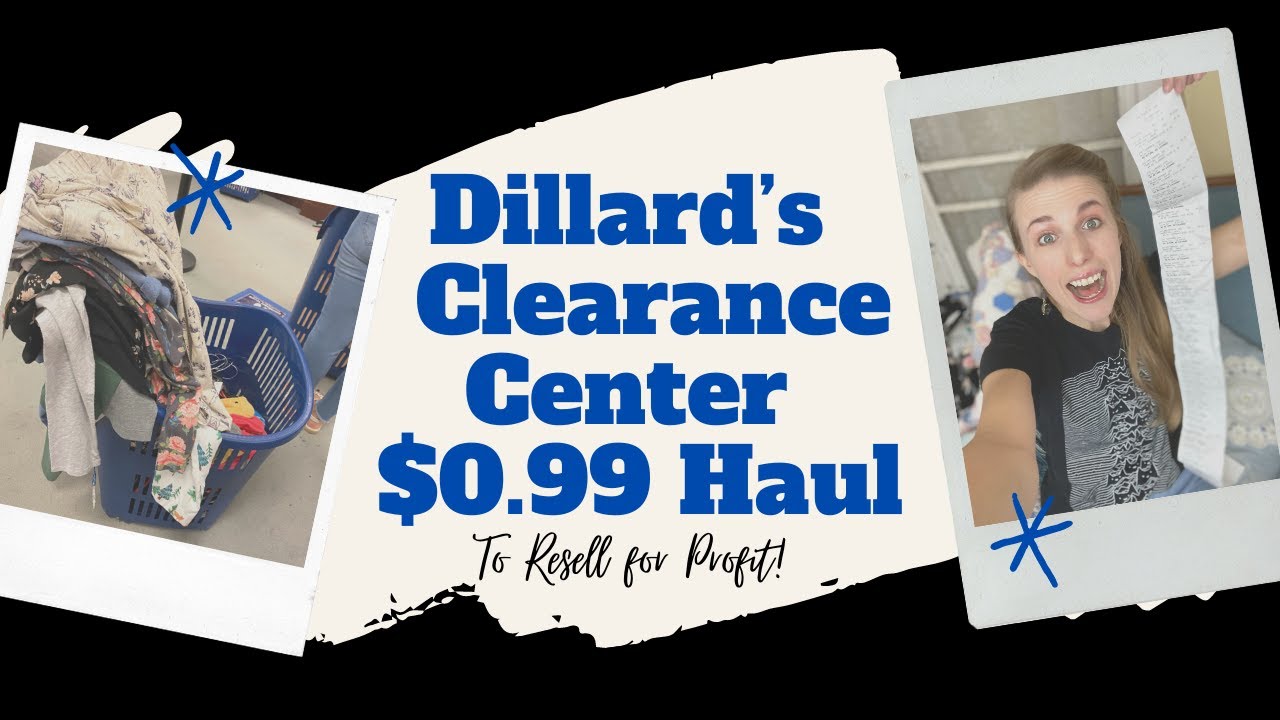 Dillard's Clearance Center $0.99 Haul To Resell on Poshmark, , and  Mercari / Regrets & FOMO 