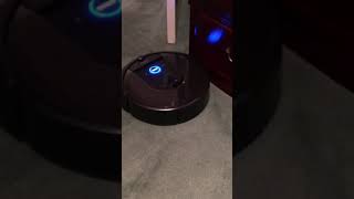 iRobot vacuum cleaning my house! iRobot vacuum cleaning my house!