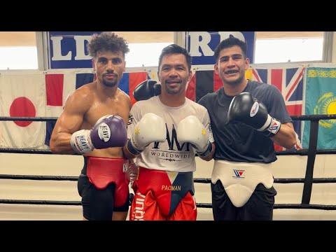 MANNY PACQUIAO sparring day!