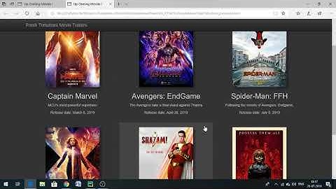 Movie Trailer Project in Python Free Download | Projecto.in