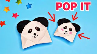 🐼Antistress - Origami POP IT Paper panda // Simple Dimple