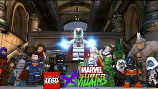 LEGO DC Super Villains But AVENGERS IS THE BAD GUYS  Full Cutscenes