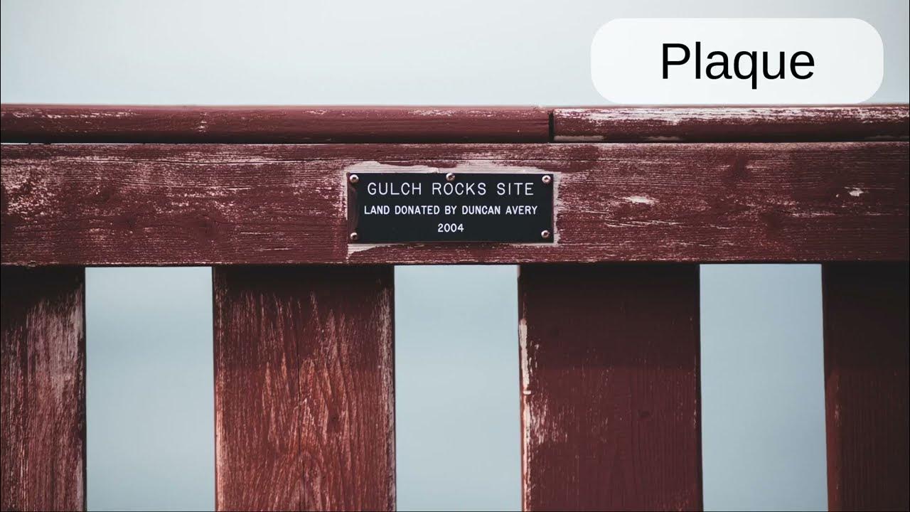 Plaque Word Pronunciation Read Along (Australian Accent) Picture