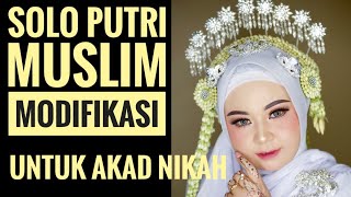 Cara mudah pasang hijab solo putri muslim modifikasi