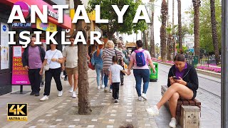 Walking in Antalya Isıklar Street, Turkey  #walk in 2024 (4K Ultra HD, 60fps) #antalya #trending