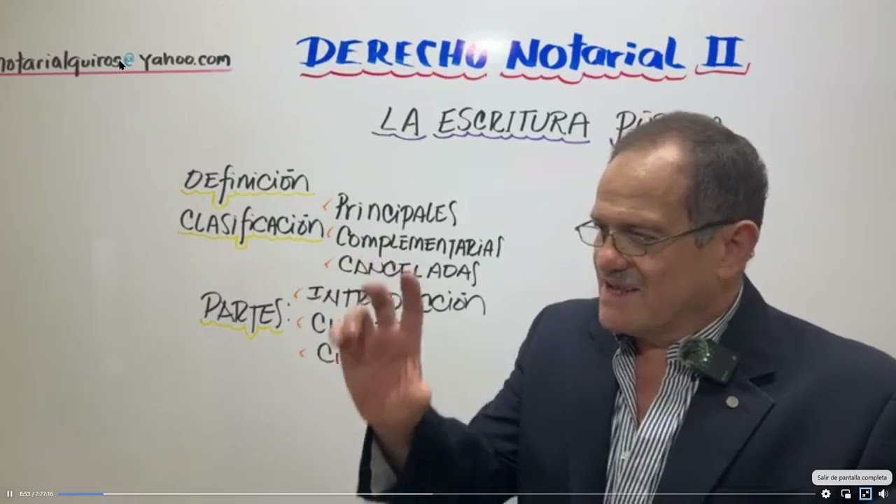 DERECHO NOTARIAL II clase 2-3  Universidad de San Carlos de Guatemala