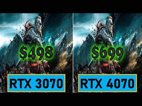 Nvidia 4070 vs 3070 12GB Testing Benchmarks | RTX 4070 vs 3070