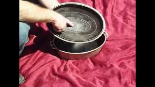 Wagner Ware Sidney O Oval Roaster 1285 Cast Iron Demo