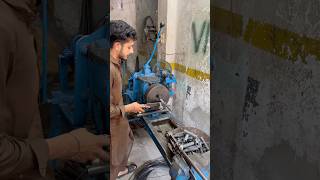 Vintage Lathe Machine Making Jump Swing Spring | Heavy Duty Iron Wire Spring Process #youtubeshorts