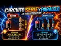Circuito serie paralelo. #electricidad #circuitos