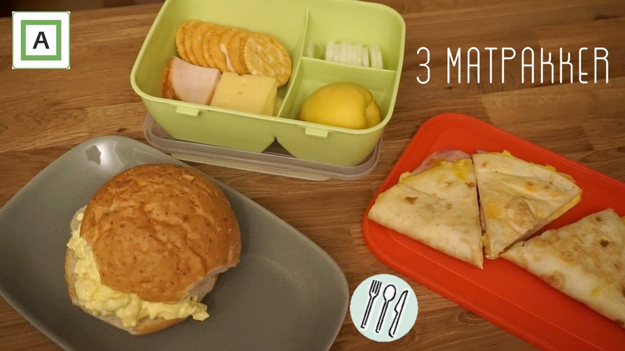 Mat på Mandag | 3 matpakker