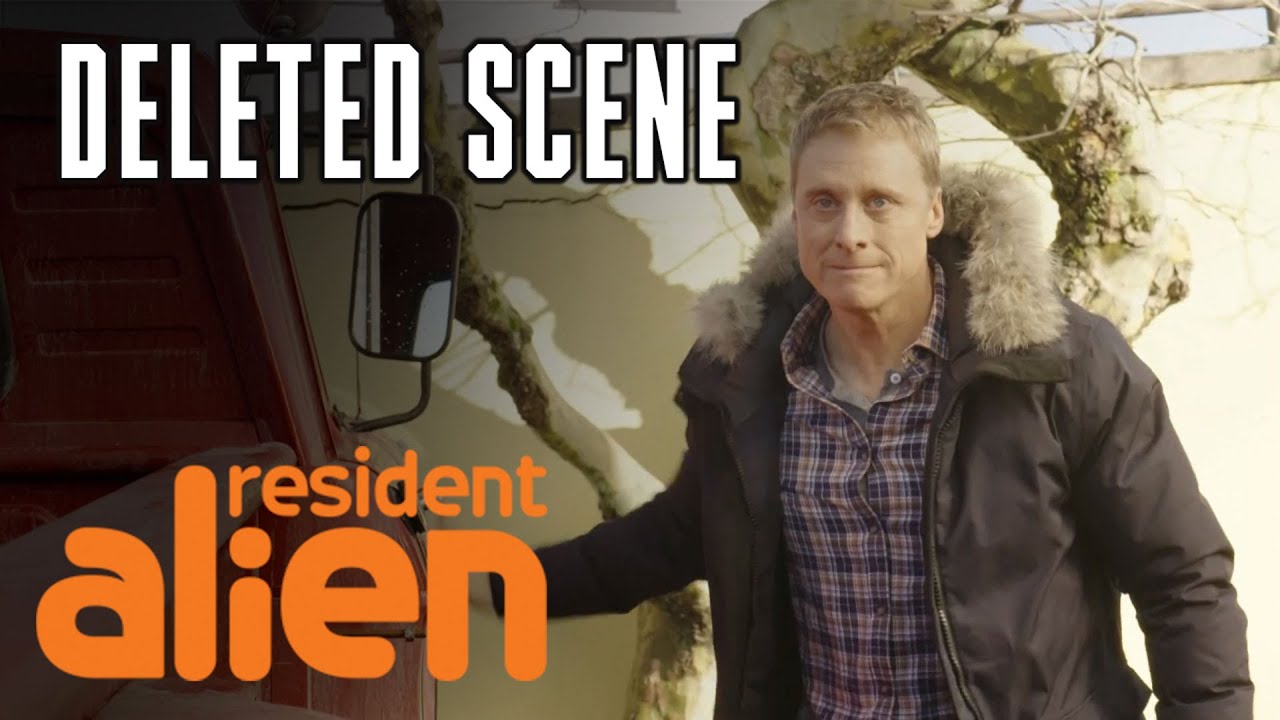 SYFY's "Resident Alien" | Deleted Scene | SYFY - Resident Alien: Doctor Ethan teaches Harry parking etiquette in deleted scene from Season 1.