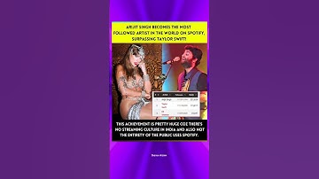 ARIJIT SINGH BECOMES THE MOST FOLLOWED ARTIST | #arijitsingh #shortsfeed #shorts