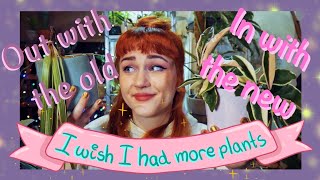 Throwing out lifeless plants | Showing off new growth