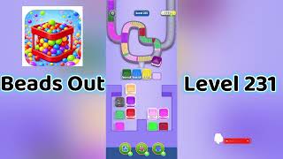 🎮 Beads Out Level 231 Walkthrough 🧩 | Tricky Bead Puzzle Solution | Mini Boss