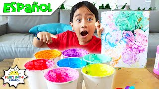 Arte de pintar burbujas DIY para niños con Ryan!! by Ryan's World Español 126,936 views 2 months ago 8 minutes, 20 seconds