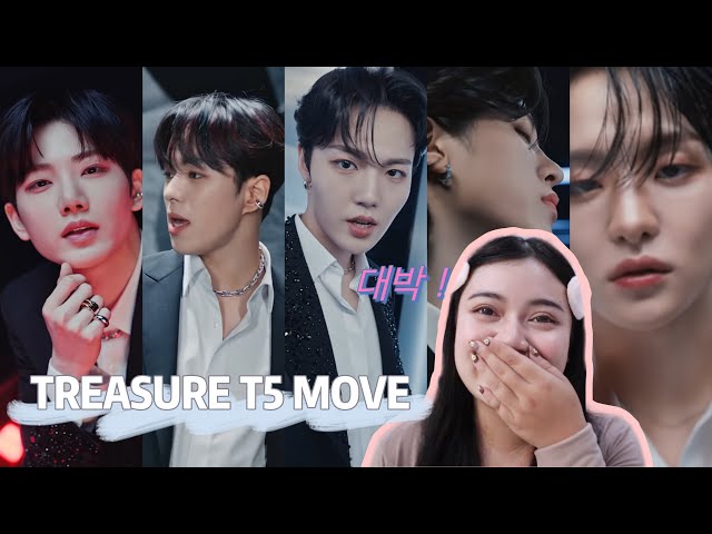 TREASURE T5 MOVE REACTION || Mellda Andara class=