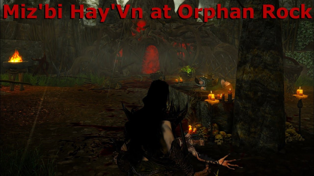 Miz'bi Hay'Vn in Skyrim #2 at Orphan Rock