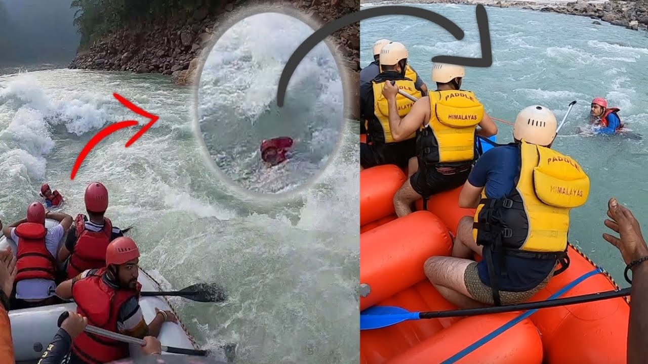 River Rafting Fail Real Truth Of River Rafting Incident In Rishikesh Yellow Team [ POV ...