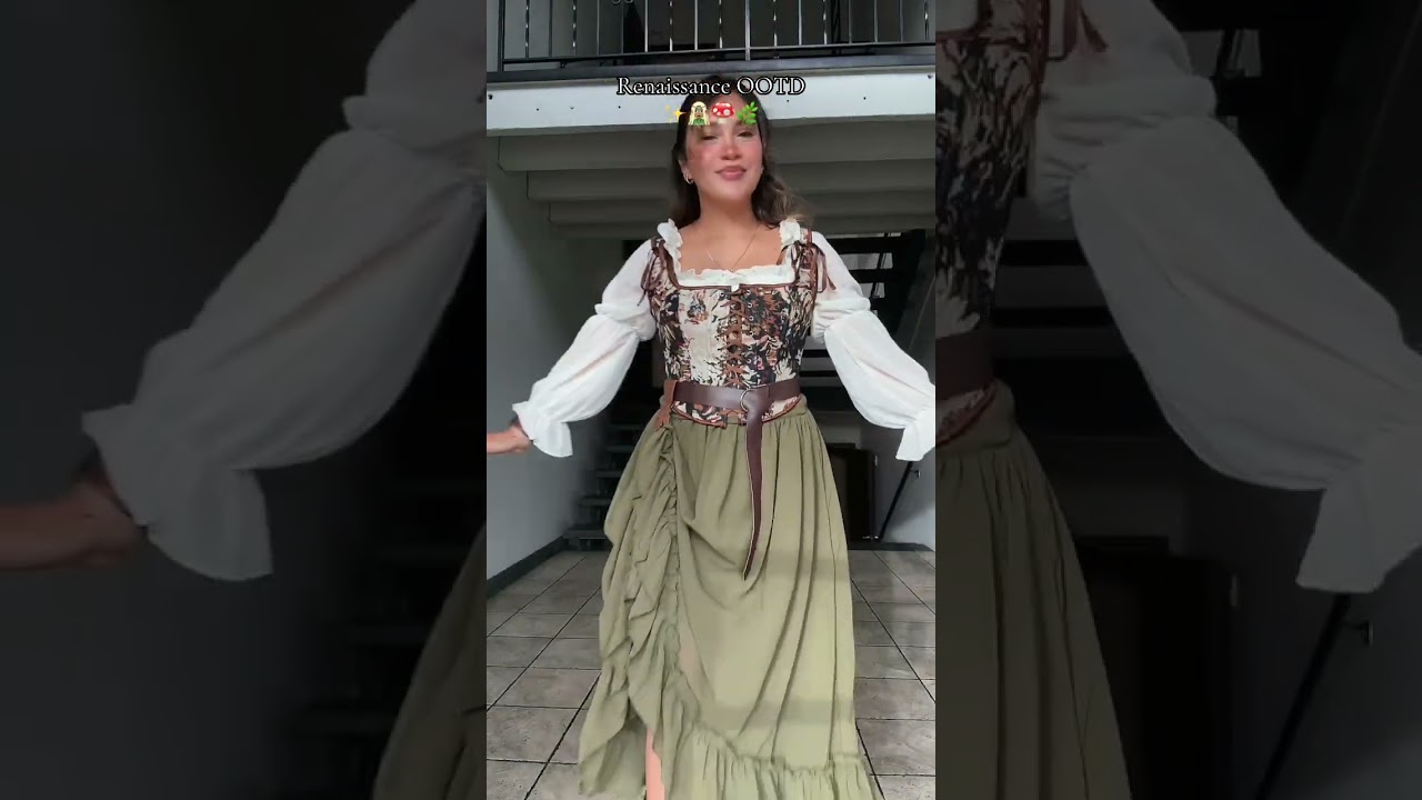 I forgot to post this!! Renaissance ootd 🧚&zwj;♀️ #shortsvideo #ootd #renaissancefaire