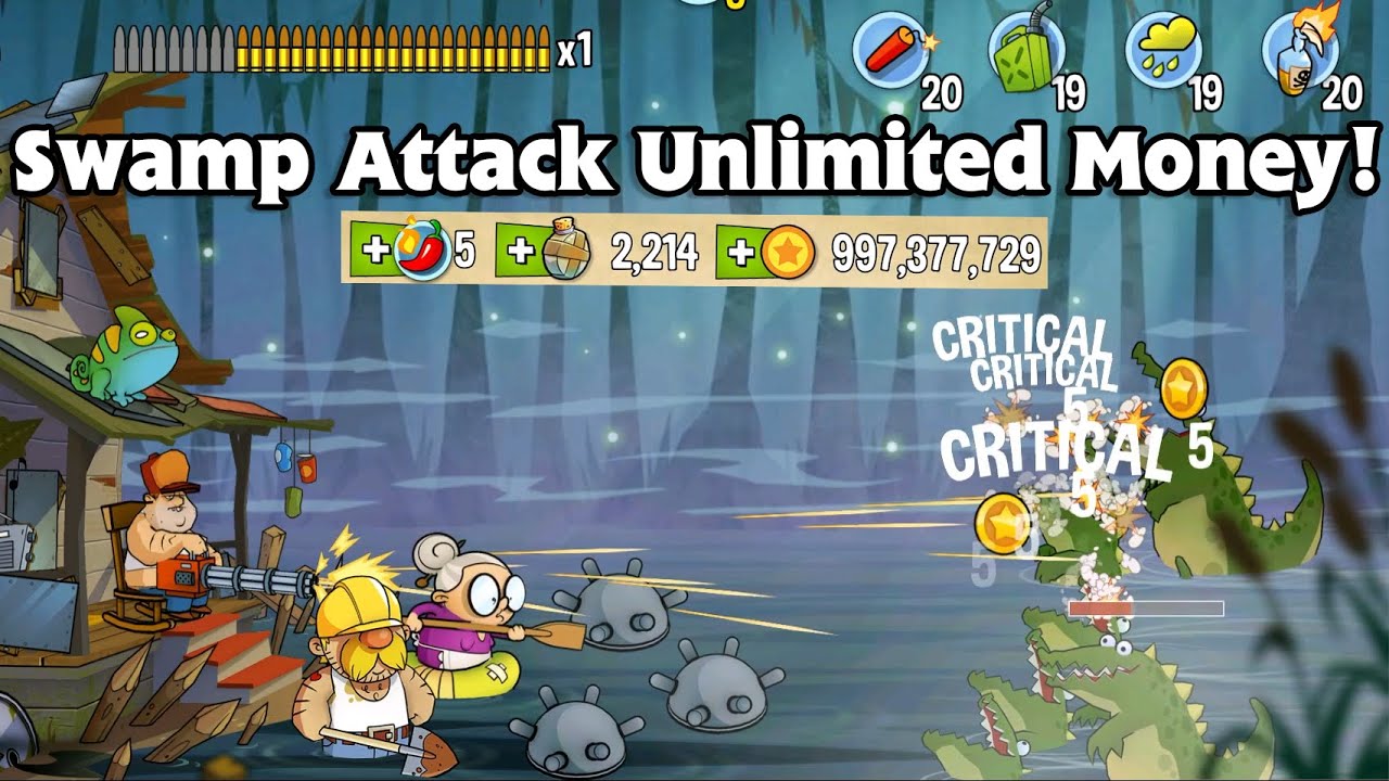 UNLIMITED MONEY in Swamp Attack Mod 4.3.5.0! 🤑💥 (BUYING EVERYTHING