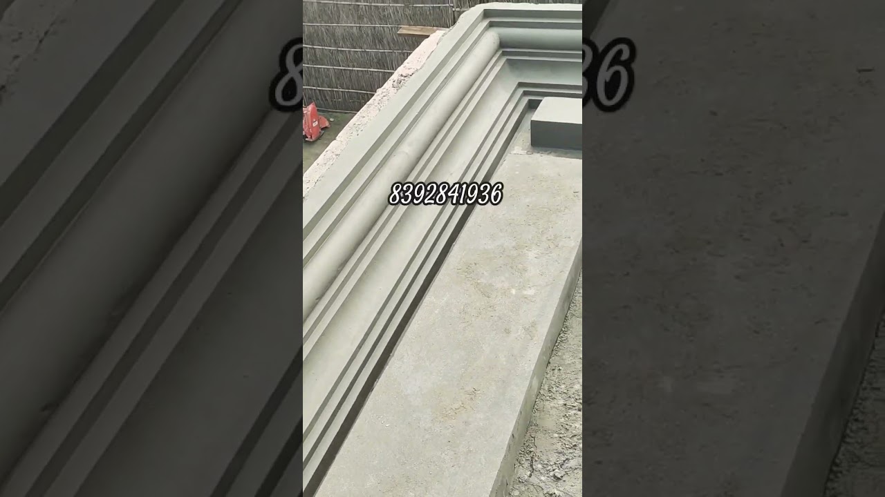 छज्जा मोल्डिंग फ्रंट छज्जा मोल्डिंग धीरज मिस्त्री 8392841936 