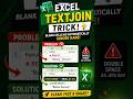 Excel Text Combine Karne Ka Sabse Smart Formula TEXTJOIN #shorts #excel