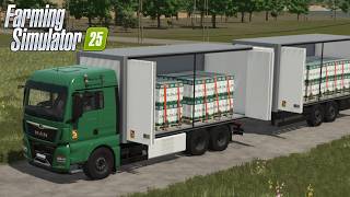 FS25 - MAN TGX 26640 Box Pack with BOX TRAILER - NEW TRUCK MOD for Farming Simulator 2025 GAMEPLAY