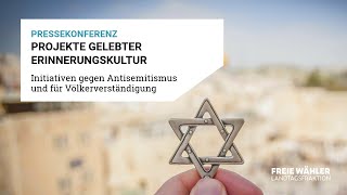 Gelebte Erinnerungskultur: Fraktionsinitiativen gegen Antisemitismus und für Völkerverständigung