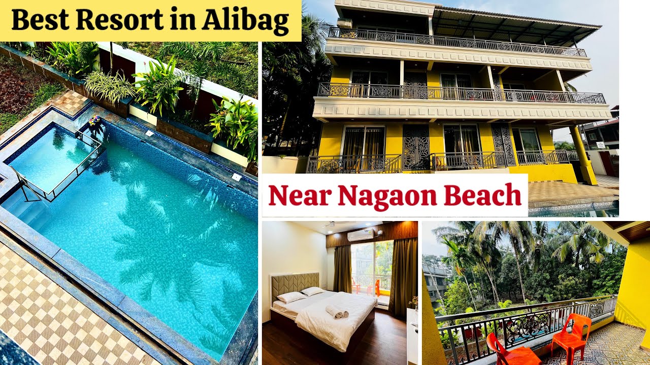 Best Family Resort in Nagaon Alibag🌴Swimming Pool💦Sea Food🍤Near Nagaon Beach🏖️Dial Alibag DA255